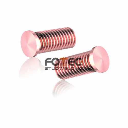 PS type of short cycle weld stud ISO13918 (7°) (External thread with flange short cycle stud)